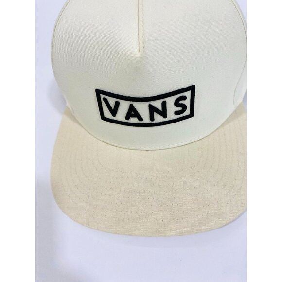 Vintage Vans Easy Box Snapback in Antique White - Picture 2 of 5